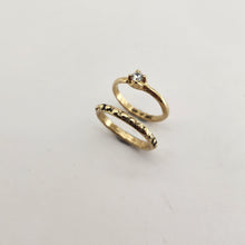 Load image into Gallery viewer, Alba Ring - 9ct gold and CZ
